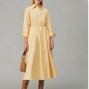 Tory Burch ELEANOR COTTON POPLIN DRESS, size M, 100% cotton